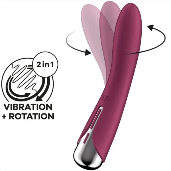 Satisfyer Spinning Vibe 1 G-Punkt-Vibrator mit rotierendem Kopf