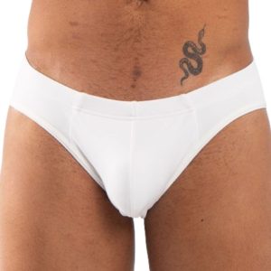 Burn Slip 021 White Slip voor mannen in het wit Burn Slip 021 White Slip voor mannen in het wit - Afbeelding 2