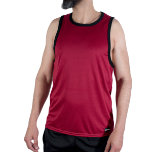 Macho Underwear Sport-T-Shirt van viscose-polyamide, Maroon Macho Underwear Sport-T-Shirt van viscose-polyamide, Maroon - Afbeelding 1