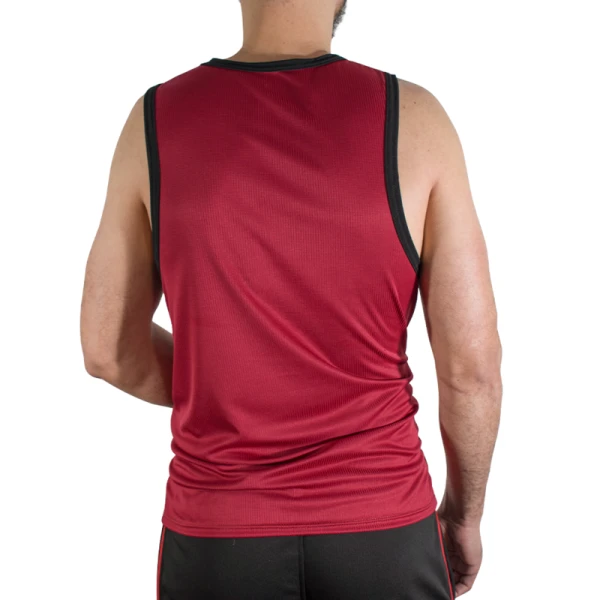 Macho Underwear Sport-T-Shirt van viscose-polyamide, Maroon
