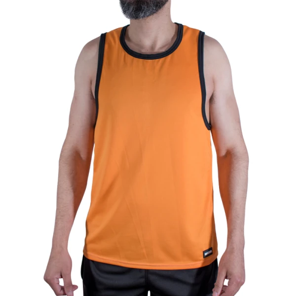 Macho Underwear Sport-T-Shirt van viscose-polyamide, oranje