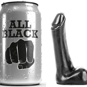 All Black Dildo met natuurlijke vorm, zwart All Black Dildo met natuurlijke vorm, zwart - Afbeelding 1