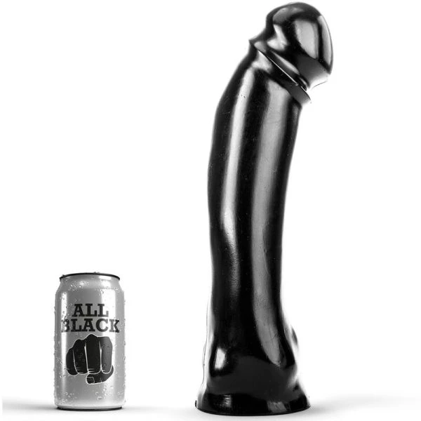 img_110204_99a930049ea18a70539ca11987fe1534_1.jpg All Black Dildo met natuurlijke vorm van PVC