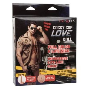 Calexotics inflatable love doll Cocky Cop with two holes