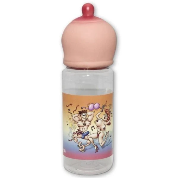 Diablo Picante Breast-Shaped Drink Bottle for Parties