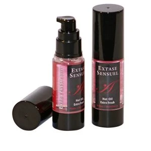 Extase Sensual Massageöl mit Heiß-Kalt-Wirkung und Erdbeer-Effekt 30 ml