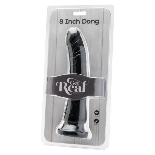 Get Real Dildo with natural shape 20.5 cm black Get Real Dildo with natural shape 20.5 cm black