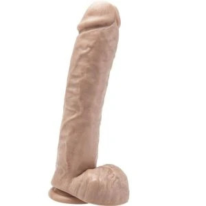 Get Real Dildo mit Hodenhaut, realistisch, PVC