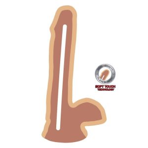 Get Real Dual Density Dildo with Egg Skin and Suction Cup 17 cm Get Real Dual Density Dildo with Egg Skin and Suction Cup 17 cm - Image 3