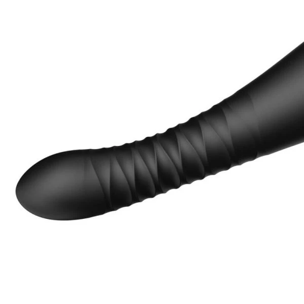 Zalo King Thruster stootvibrator met PowerThrust-technologie, zwart