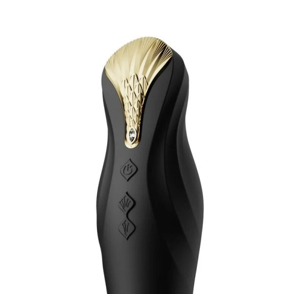 Zalo King Thruster stootvibrator met PowerThrust-technologie, zwart