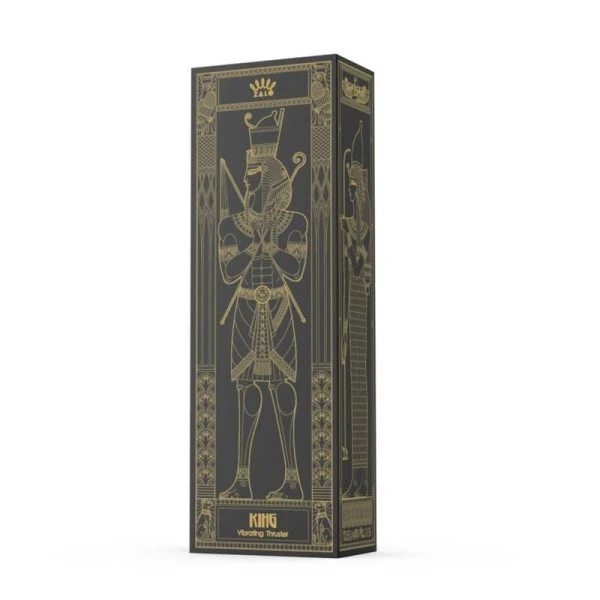 Zalo King Thruster stootvibrator met PowerThrust-technologie, zwart