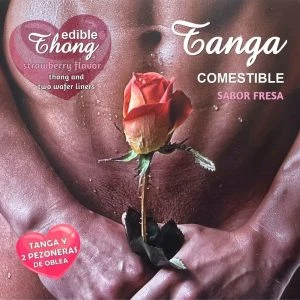 Hotflowers Herentanga met aardbei-wafeltepels