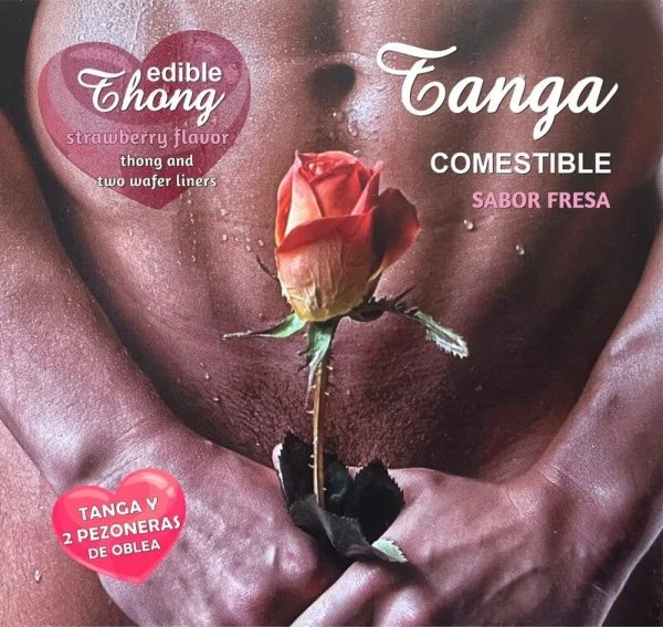 Hotflowers Herentanga met aardbei-wafeltepels