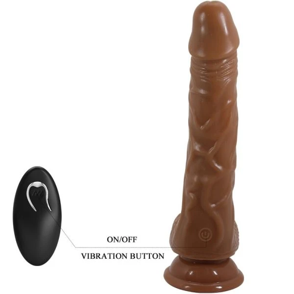 Baile Bodach Realistic Vibrator with Remote Control and Suction Cup Baile Bodach Realistic Vibrator with Remote Control and Suction Cup