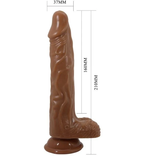 Baile Bodach Realistic Vibrator with Remote Control and Suction Cup Baile Bodach Realistic Vibrator with Remote Control and Suction Cup