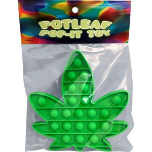 Kheper Games Potleaf Pop-It Toy Marijuana Anti-Stress Kheper Games Potleaf Pop-It Toy Marijuana Anti-Stress - Image 1