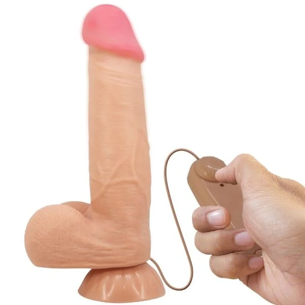Pretty Love Sliding Skin Dildo with Suction Cup and Remote Control