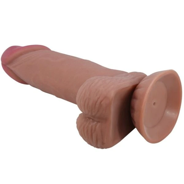 Pretty Love Sliding Skin Series Realistic Dildo with Suction Cup, Flesh-Colored Pretty Love Sliding Skin Series Realistic Dildo with Suction Cup, Flesh-Colored