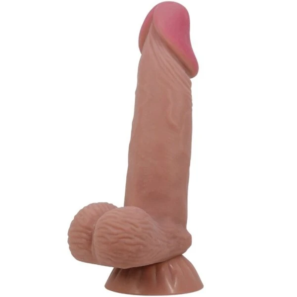 Pretty Love Sliding Skin Series Realistic Dildo with Suction Cup, Flesh-Colored Pretty Love Sliding Skin Series Realistic Dildo with Suction Cup, Flesh-Colored