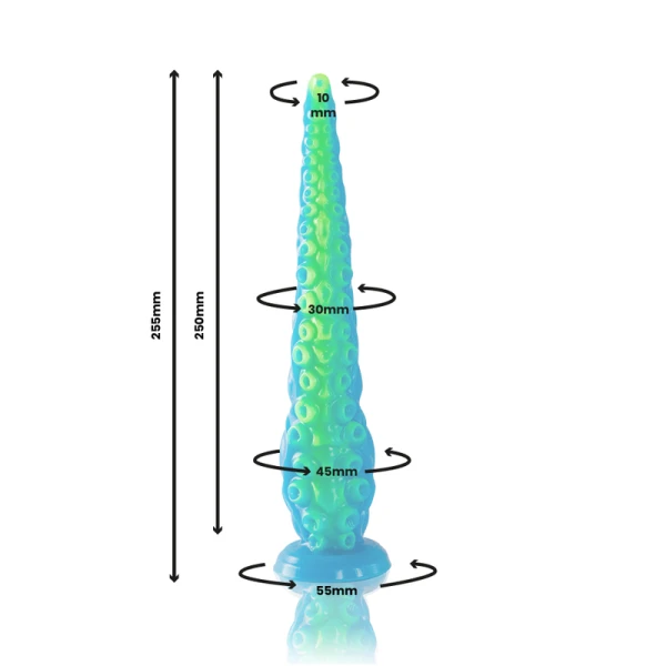 Epic Scylla Silicone Dildo with Tentacle Design, Small
