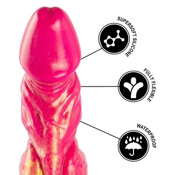 Epic Siliconen Dildo Cerberus mythologisch vuur