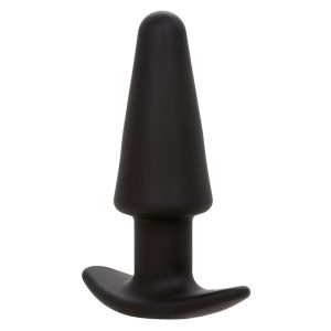 Calexotics Rock Bottom Tapered Anale Plug met 10 trillingen, siliconen, zwart Calexotics Rock Bottom Tapered Anale Plug met 10 trillingen, siliconen, zwart - Afbeelding 3