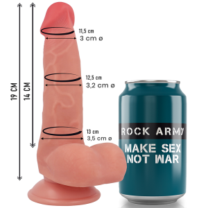 Rock Army Liquid Silicone Fox Silicone Dildo with Suction Cup Rock Army Liquid Silicone Fox Silicone Dildo with Suction Cup - Image 3