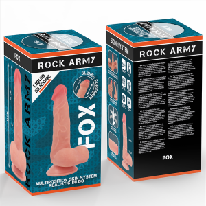 Rock Army Liquid Silicone Fox Silicone Dildo with Suction Cup Rock Army Liquid Silicone Fox Silicone Dildo with Suction Cup - Image 8