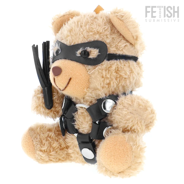 Fetish Submissive Teddybeer Bdsm Model 2 – Pluche verzamelfiguur met fetisj-accessoires