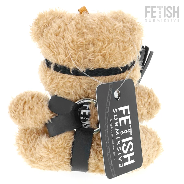 Fetish Submissive Teddybeer Bdsm Model 2 – Pluche verzamelfiguur met fetisj-accessoires