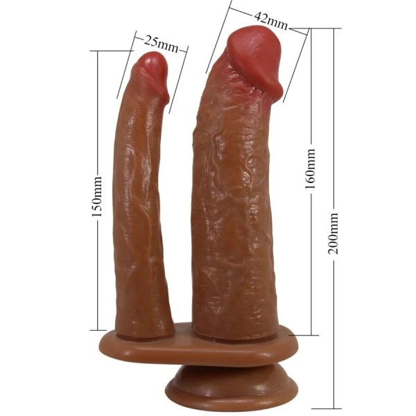 Pretty Love Goran Dubbele Dildo realistisch TPR