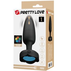Pretty Love Tarion Anal Plug with LED Light and Vibration, Black Silicone Pretty Love Tarion Anal Plug with LED Light and Vibration, Black Silicone - Image 9