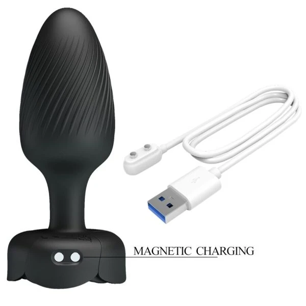 Pretty Love Anaalplug met LED-licht en trilling Silicone Pretty Love Anaalplug met LED-licht en trilling Silicone