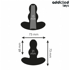 Addicted Toys Holle Anaalplug Maat S 7,3 cm Addicted Toys Holle Anaalplug Maat S 7,3 cm - Afbeelding 4