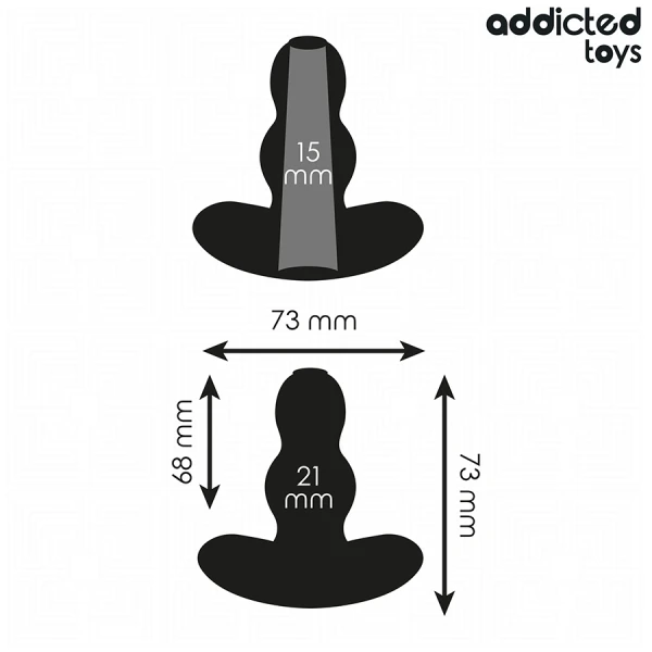 Addicted Toys Holle Anaalplug Maat S 7,3 cm
