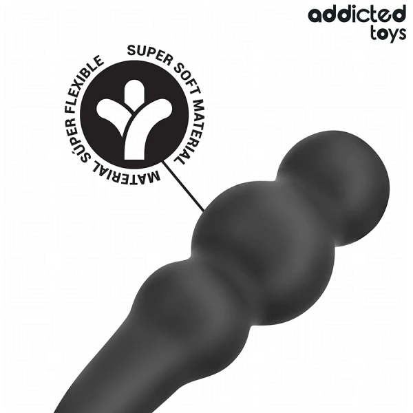 Addicted Toys Anal Plug with Ring Model 1, Silicone Addicted Toys Anal Plug with Ring Model 1, Silicone