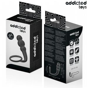 Addicted Toys Anal Plug with Ring Model 1, Silicone Addicted Toys Anal Plug with Ring Model 1, Silicone - Image 6