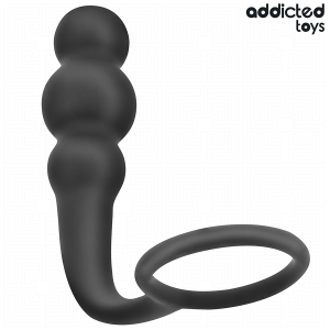 Addicted Toys Anal Plug with Ring Model 1, Silicone Addicted Toys Anal Plug with Ring Model 1, Silicone - Image 2