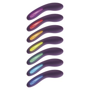 Toyjoy Luminate G-Spot Vibrator with LED Light, Silicone, Purple Toyjoy Luminate G-Spot Vibrator with LED Light, Silicone, Purple - Image 2