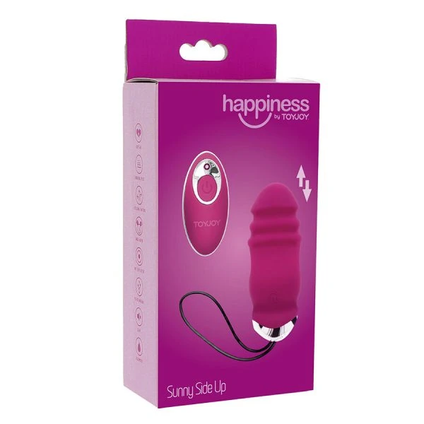 Toyjoy Sunny Side Up & Down Vibrator Egg with Remote Control, 8.9 cm