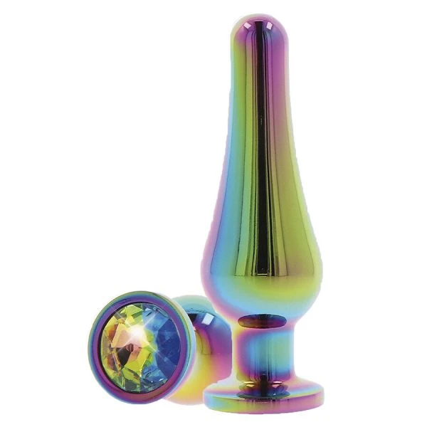 Toyjoy Anaalplug Twilight Bum Bijou met regenboogjuweel