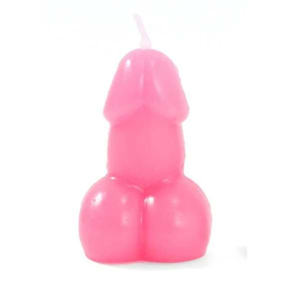 Diablo Picante Penis-Shaped Candle in Fuchsia – Party Gag