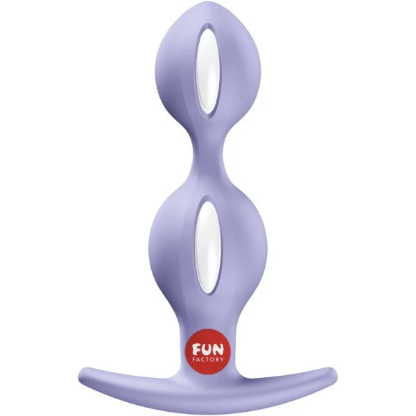 Fun Factory B-Balls Duo Anal Plug with Ball Weights, Purple Fun Factory B-Balls Duo Anal Plug with Ball Weights, Purple