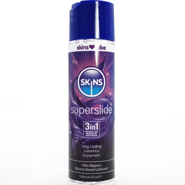Skins Superslide Silicone Lubricant, water-resistant and long-lasting