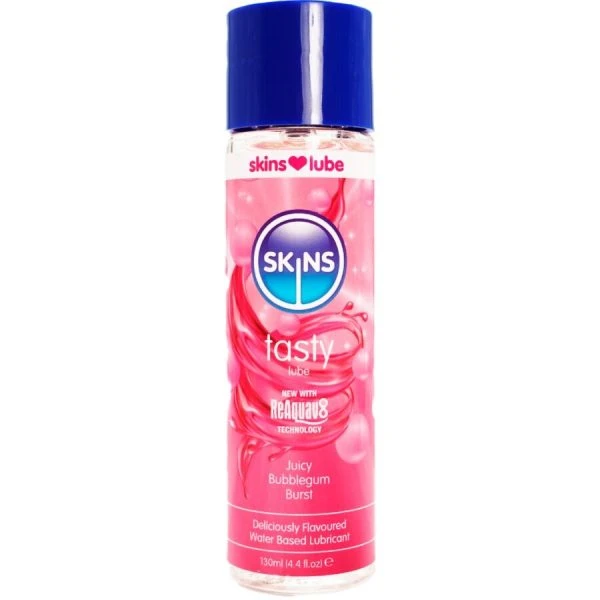 Skins Water-Based Lubricant with Bubblegum Flavor