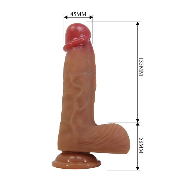 Pretty Love Duvall Realistische siliconen dildo met zuignap