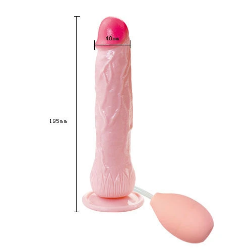 Baile Eros Realistische Ejakulator-Dildo met Zuignap