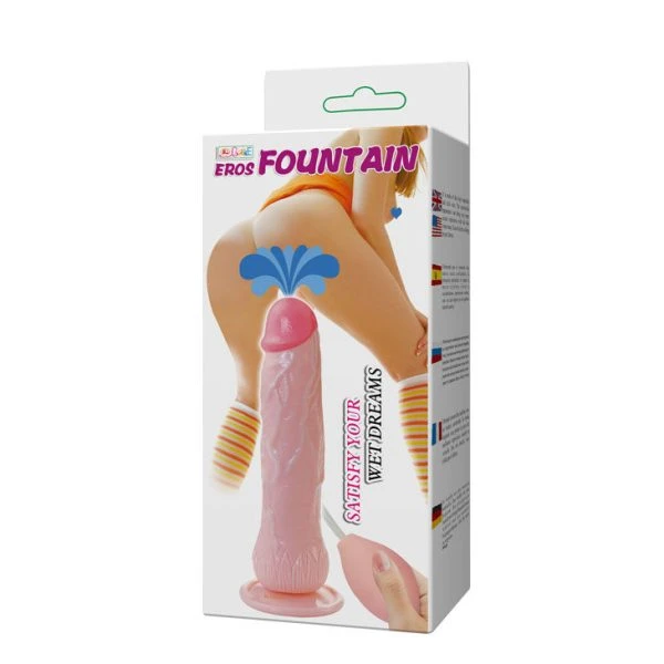 Baile Eros Realistische Ejakulator-Dildo met Zuignap