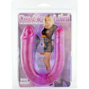 Seven Creations Dubbele dildo met twee flexibele jelly-koppen 30 cm